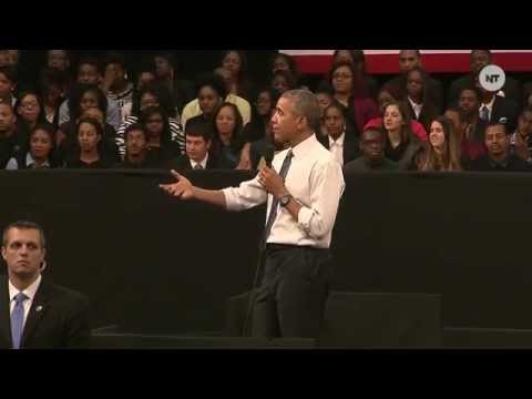 أوباما يعطي نصائح لطفل في العاشرة كي يصبح رئيسًا