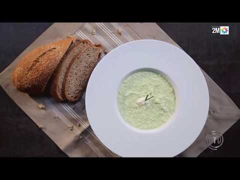 شاهد  أسهل طريقة لتحضير حساء الخيار