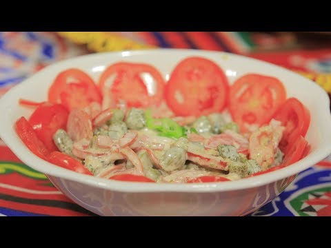 طريقة عمل سلطة الطماطم المخللة