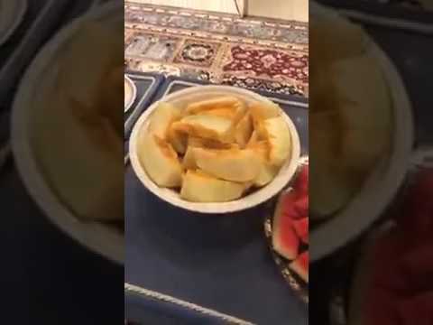 بالفيديو  وصول كميات من المواد الغذائية المغربية إلى الدوحة