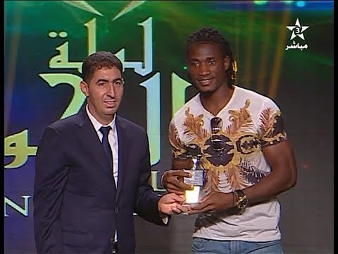 شاهد لحظة تتويج غوليادور الوداد ويليام جيبور بلقب الهداف