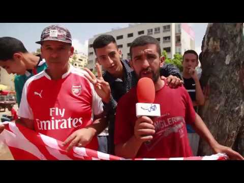 شاهد طقوس جمهور ما قبل مباراة الوداد المغربي وزاناكو الزامبي