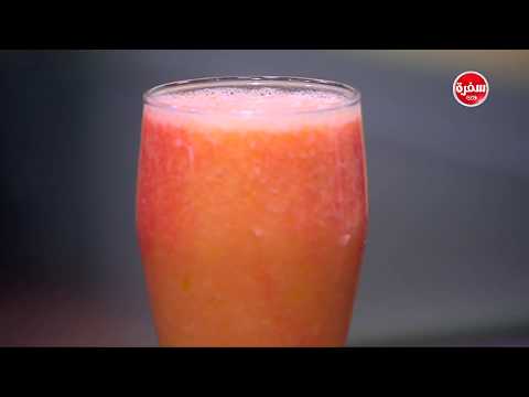 شاهد طريقة إعداد عصير خوخ بالاناناس