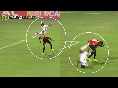 شاهد سقوط خطير لنجم الوداد محمد أوناجم في الملعب