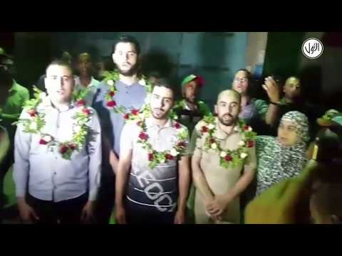 شاهد  لحظة خروج شباب البيجيدي من السجن