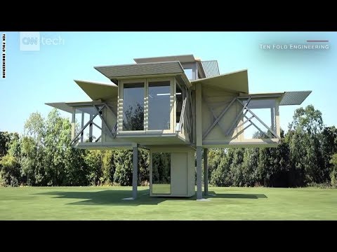 منزل يبني نفسه خلال 8 دقائق فقط