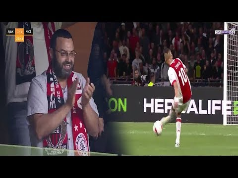 شاهد أسيست زياش الرائع يهدي هدف التعادل لنادي أياكس في مرمى نيس