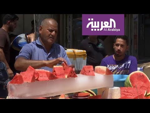 شاهد موجة حر شديدة تجتاح العاصمة بغداد