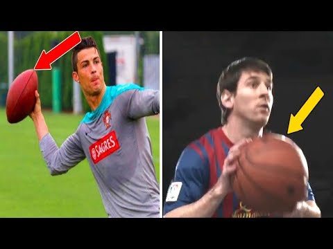 ممارسة لاعبي كرة القدم رياضة مختلفة