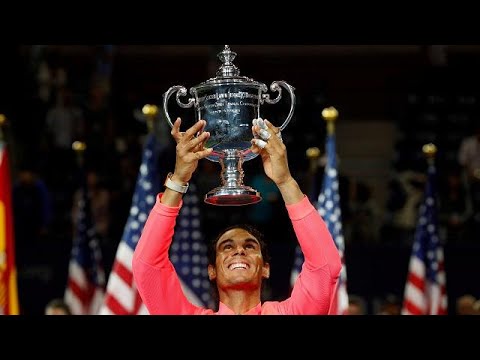 شاهد نادال يتوج بلقبه الثالث في أميركا المفتوحة للتنس