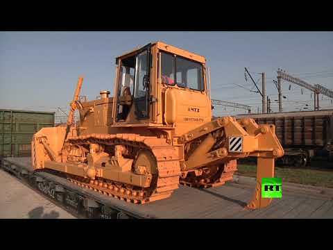 شاهد روسيا ترسل مواد بناء ومعدات لترميم البنية التحتية في سورية