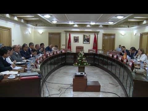 شاهد الرباح يجري مباحثات مع الوزيرة المنتدبة المكلفة بالتجارة الخارجية لإسبانيا