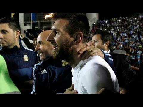 بالفيديو ميسي يرقص فرحة بتأهل منتخب بلاده