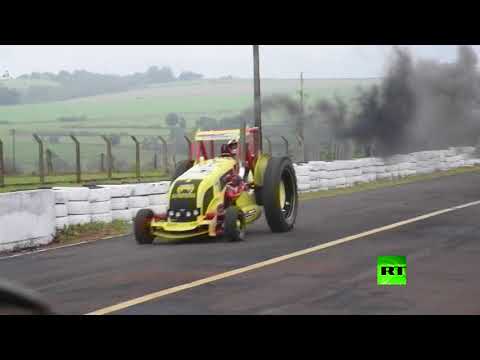 مسابقة للجرارات بين باراغواي والبرازيل