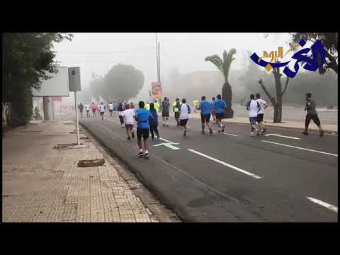 شاهد أجواء جيدة قبل انطلاق ماراثون الدار البيضاء الدولي