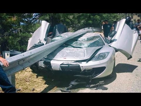 شاهد لحظات اصطدام وحوادث أغلى السيارات في العالم