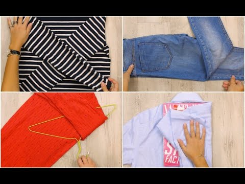 حيل بسيطة لطي الملابس الشتوية والصيفية