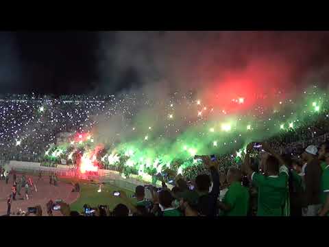 شاهد جماهير الرجاء تخلق الحدث في كلاسيكو المغرب