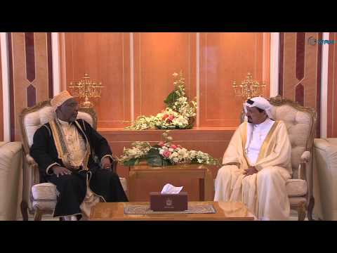 شاهد حاكم عجمان يستقبل سفير جمهورية القمر