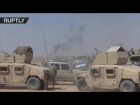 شاهد القوات العراقية تدخل مدينة القائم في محافظة الأنبار