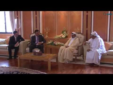 شاهد حاكم عجمان يستقبل قنصل عام قيرغيزستان