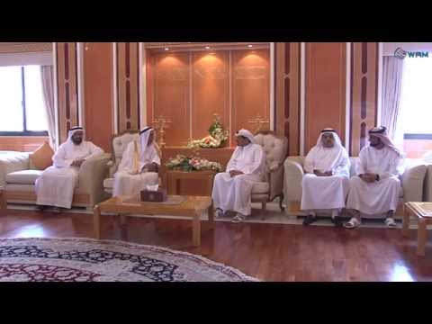 شاهد حاكم عجمان يستقبل جمعة الماجد وعددًا من رجال الأعمال