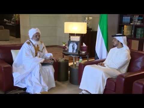 شاهدمحمد بن زايد يتلقى رسالة خطية من الرئيس الموريتاني