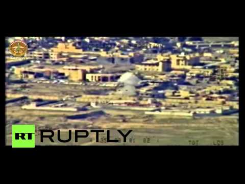 الطيران العراقي يقصف مواقع داعش في تكريت