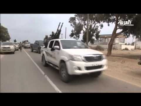شاهد حشد عسكري كبير لميليشيات فجر ليبيا