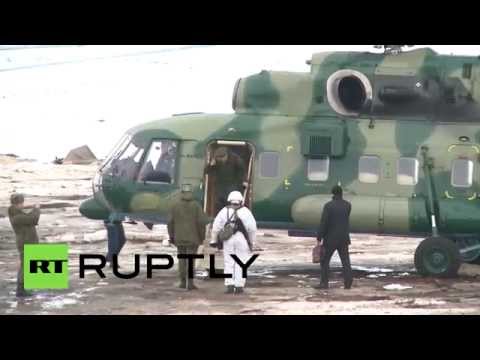 شاهد تدريبات عسكرية في مقاطعة مورمانسك الروسية