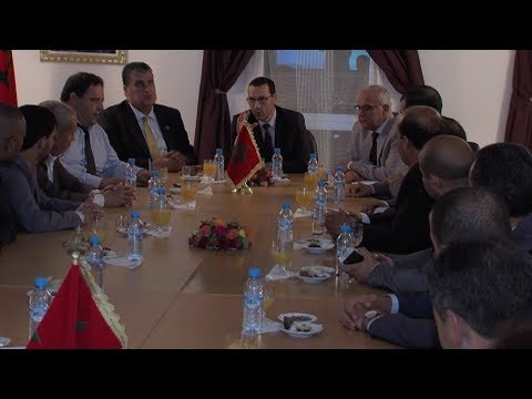 بالفيديو  خالد الصمدي يتفقد المدرسة العليا للتكنولوجيا في كلميم