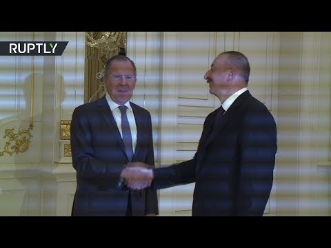 وزير الخارجية الروسي يلتقي برئيس أذربيجان إلهام عالييف