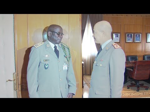 شاهد الجنرال دوكور دارمي يستقبل قائد الأركان العامة للجيش السنغالي