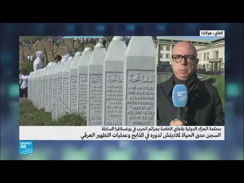 شاهد ردود الأفعال عقب إعلان حكم المؤبد بحق ملاديتش