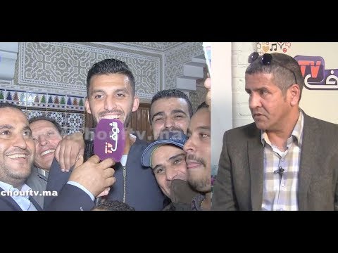 شاهد لاعب الرجاء أولحاج يقلد المعلق عبد الحق الشراط