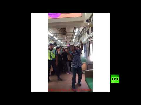 هندي يقتل ثعبانًا تسلل إلى قطار مليء بالركاب