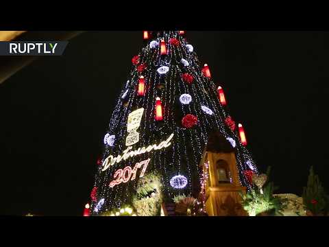 نصب أكبر شجرة ميلاد في العالم