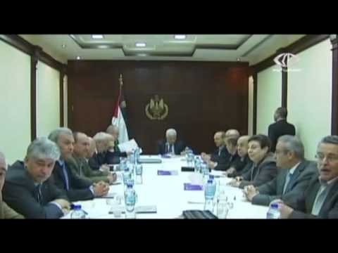 فيديو عباس يستهل اجتماع التنفيذية بانتقاد تصريحات نتنياهو