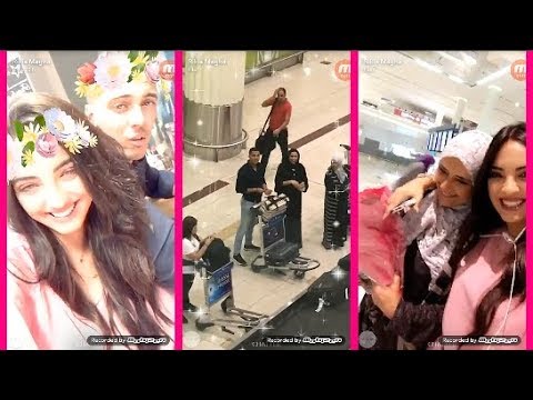 شاهد رقية ماغي تُبدي سعادتها لاستقبال والدها وشقيقها