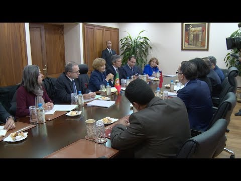 مونية بوستة تجري مباحثات مع نظيرتها البرتغالية