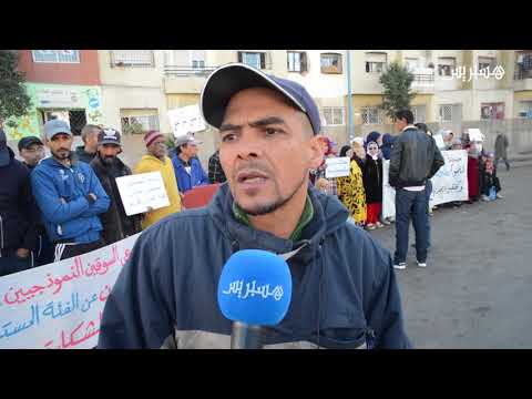 شاهد سكان سيدي مؤمن يحتجون ويعلنون الغضب