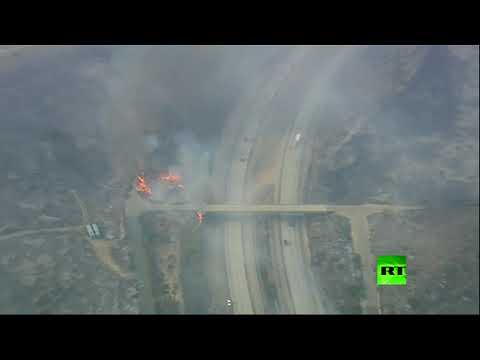 شاهد حرائق كاليفورنيا الأميركية تشرّد أكثر من 200 ألف شخص