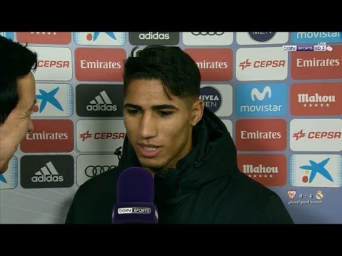 شاهد تصريح الدولي المغربي أشرف حكيمي