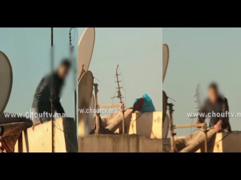 شاهد مصير اللص سارق العمارات