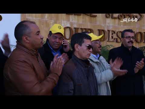 شاهد احتجاجات نقابة وزارة العدل