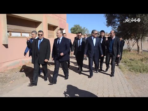 شاهد محمد الأعرج يزور عددًا من مؤسسات التربية والتدريب المهني في كلميم
