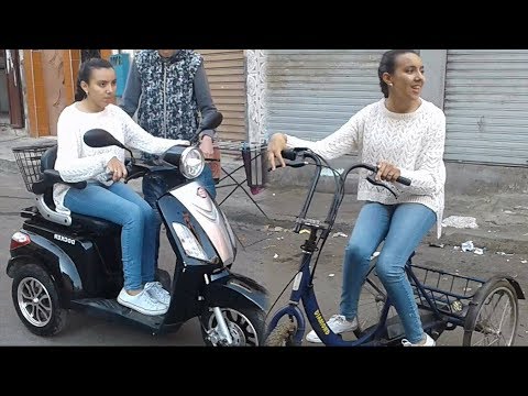 شاهد خولة تسترجع دراجتها المسروقة وتحصل على أخرى كهربائية