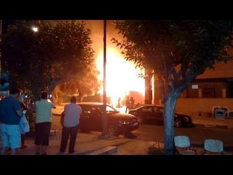 اندلاع حريق هائل في مطعم تابع لفندق في مراكش