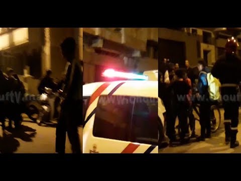 شاهد ضرب شخص على يد الشرطة المغربية