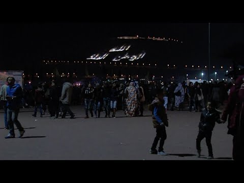 شاهد احتفالات في مدينة أغادير بمناسبة السنة الميلادية الجديدة 2018